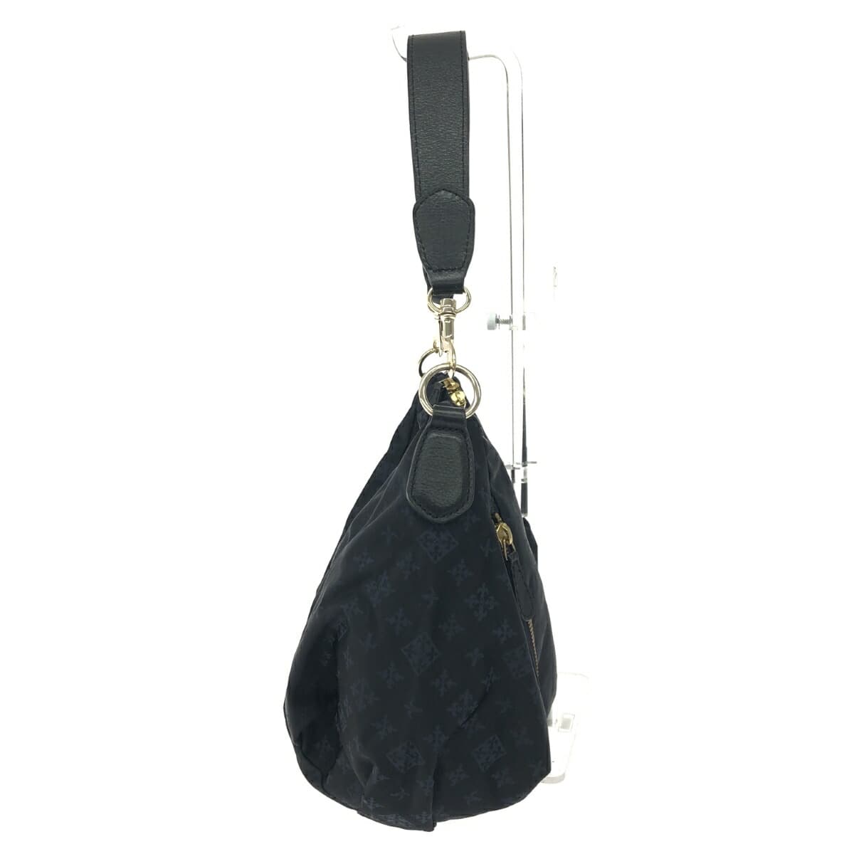 russet Rassit 2WAY shoulder bag Monogram/Nylon Navy Ladies 2