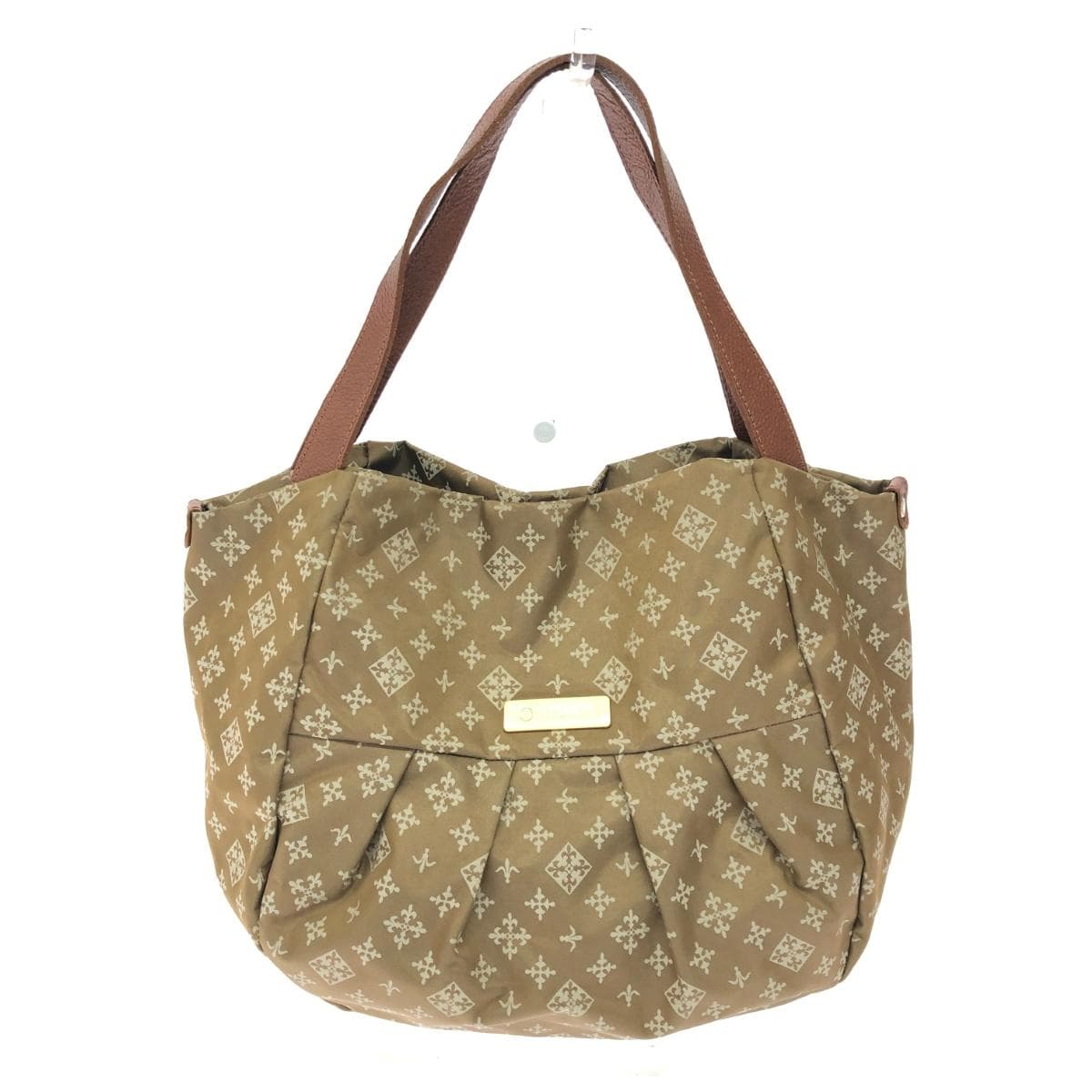 Russet Rassit Tote Bag Monogram/Nylon Beige Ladies