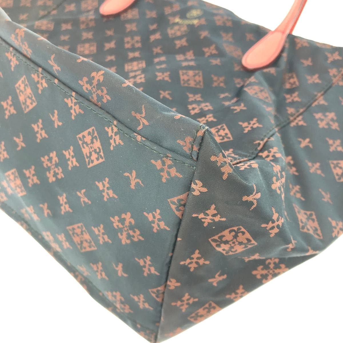 Russet Rassit Tote Bag Monogram/Nylon Navy for Women 7