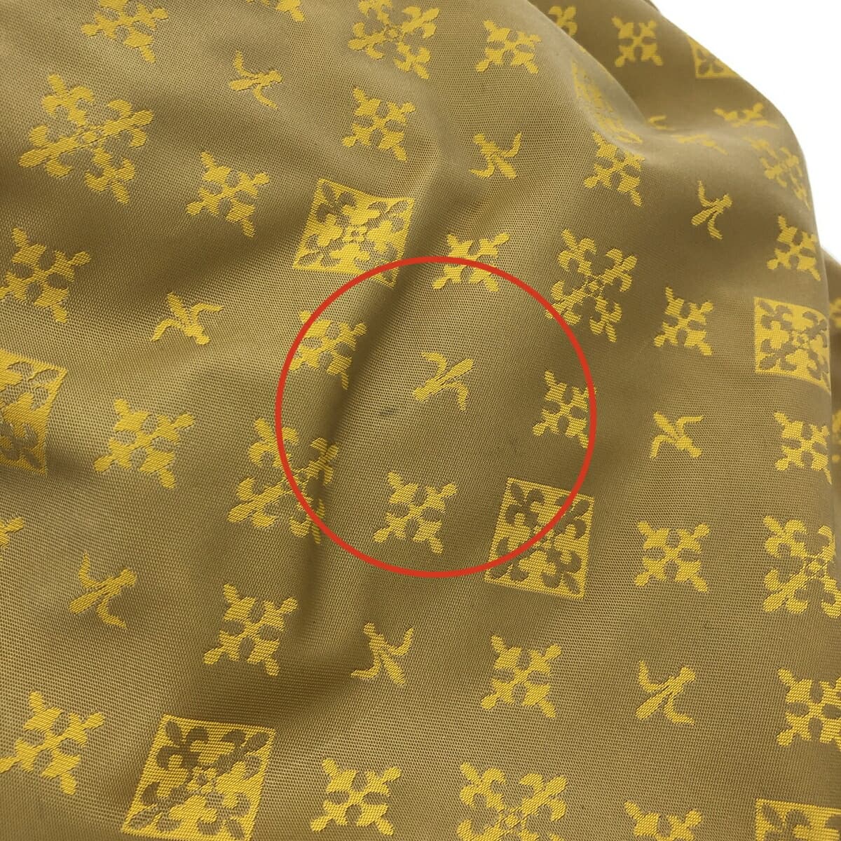 Russet LACIT accessory pouch Monogram/Nylon Yellow for women 7