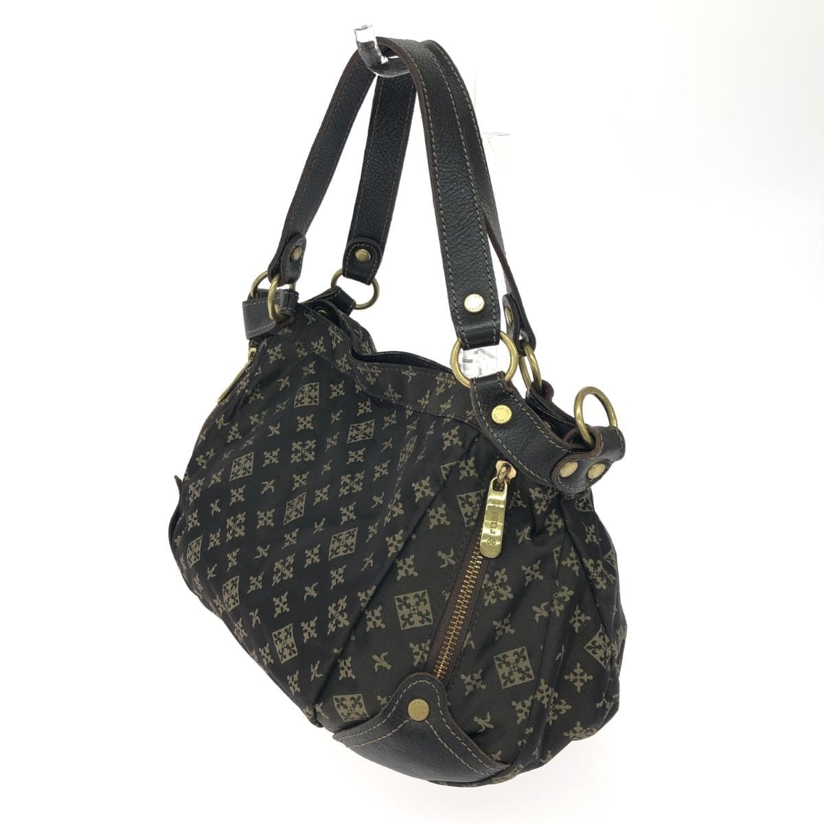 russet LACIT 2WAY tote bag Monogram/Nylon Brown Ladies 3