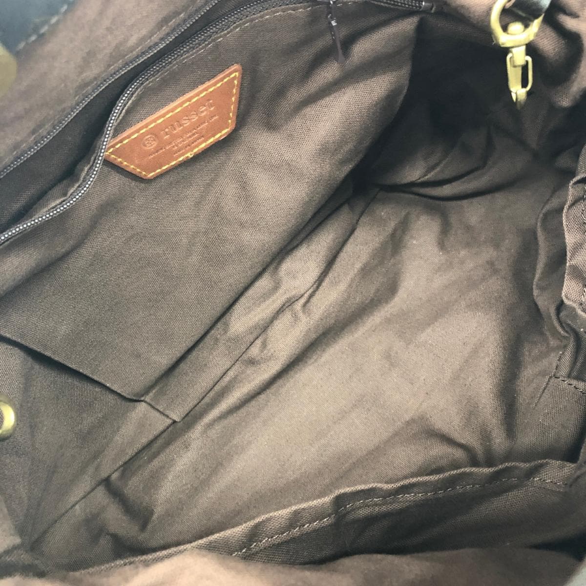 russet LACIT 2WAY tote bag Monogram/Nylon Brown Ladies 4