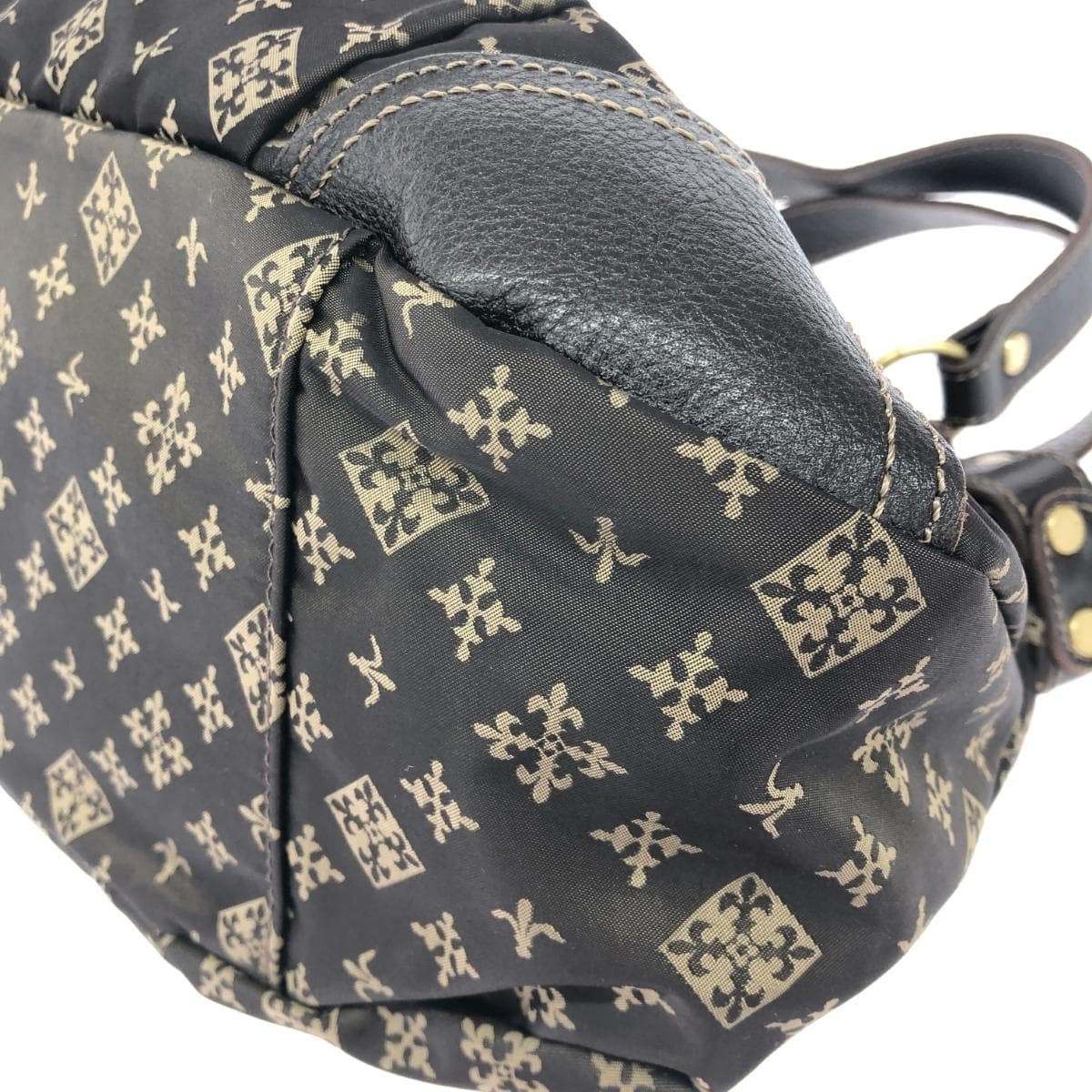 russet LACIT 2WAY tote bag Monogram/Nylon Brown Ladies 7