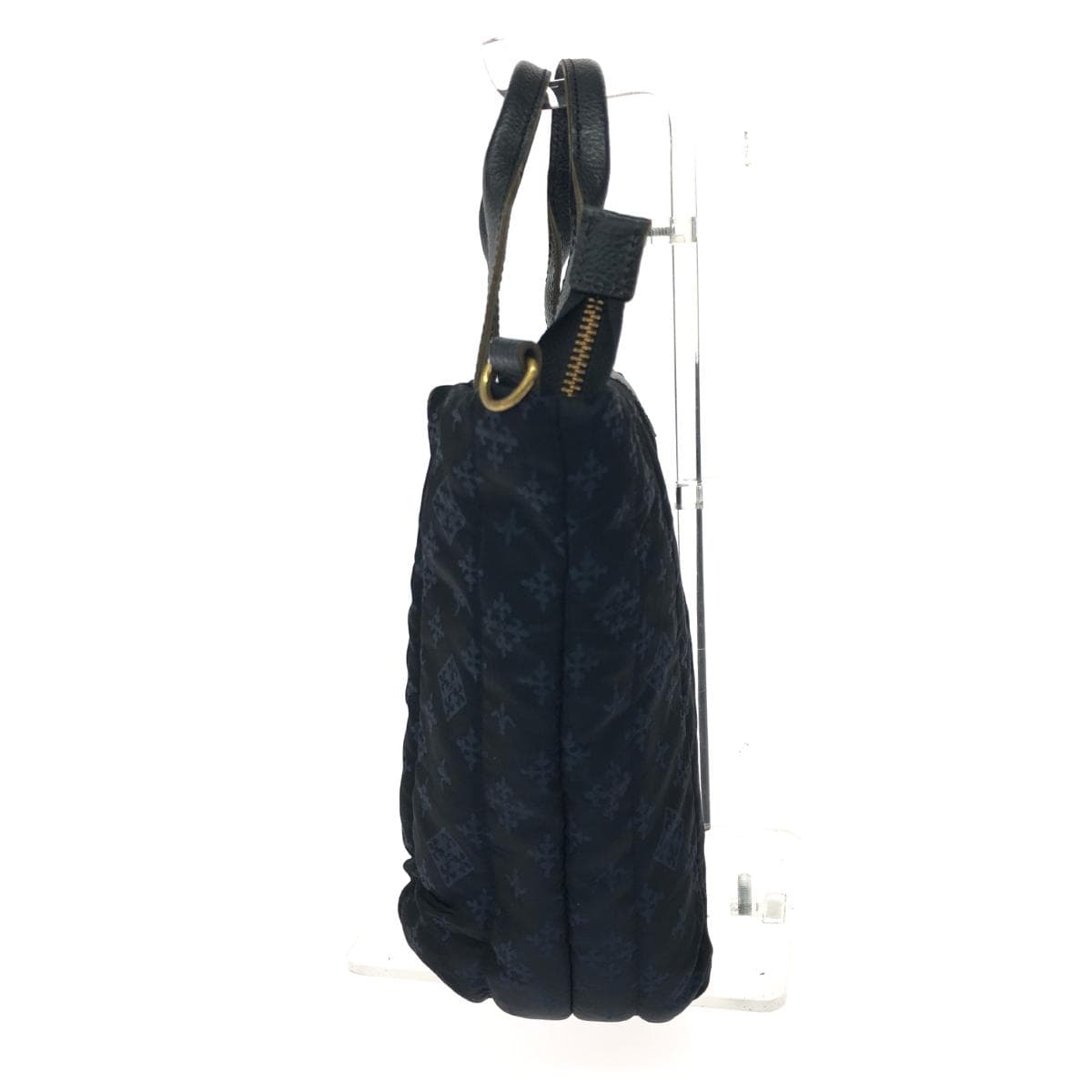 russet Rassit 2WAY tote bag Quilted/Monogram/Nylon Navy Ladies 2