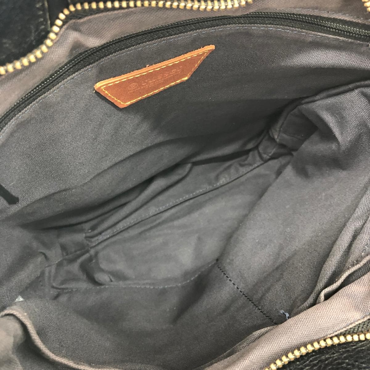 russet Rassit 2WAY tote bag Quilted/Monogram/Nylon Navy Ladies 4