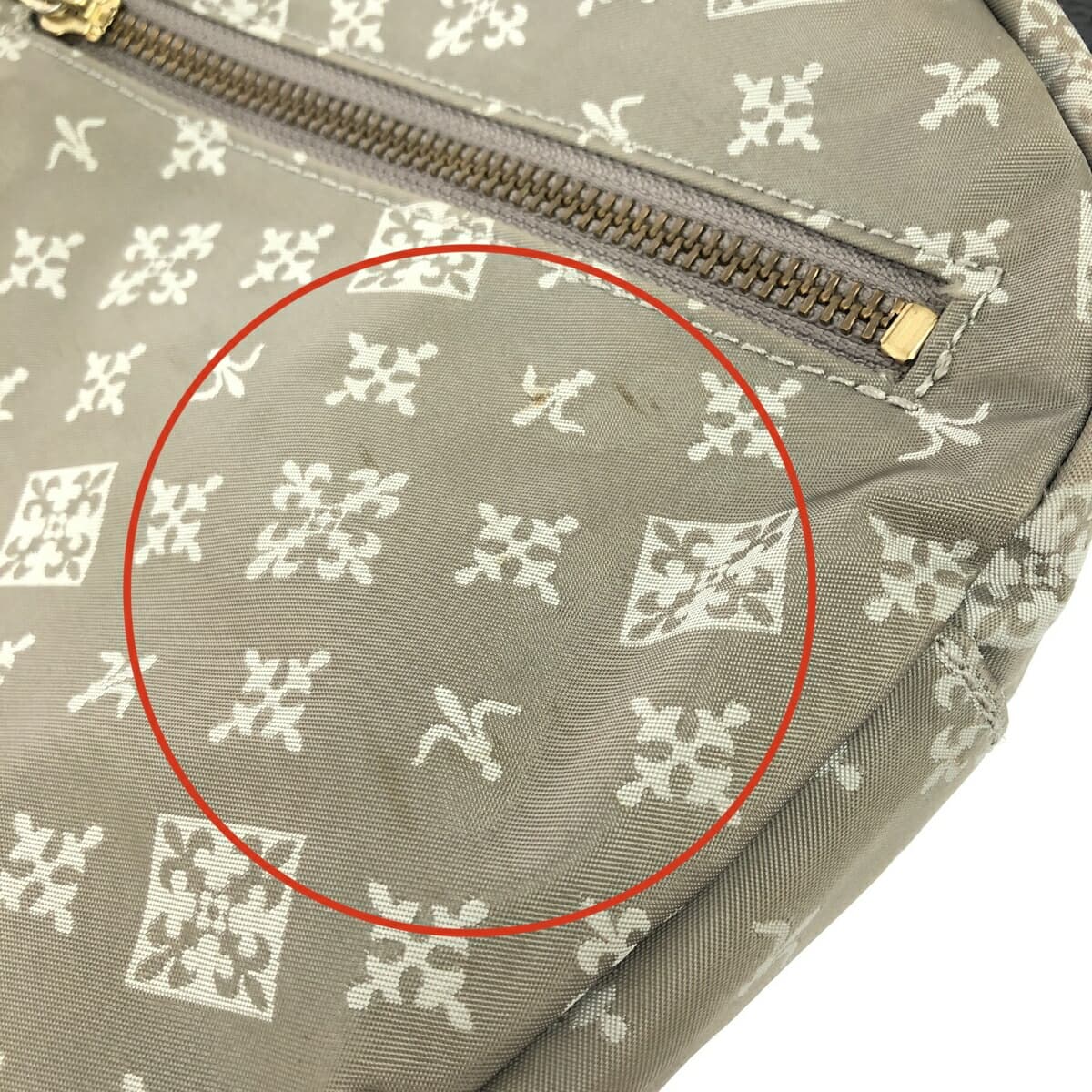 Russet Rassit Shoulder Bag Monogram/Nylon Gray Ladies 7