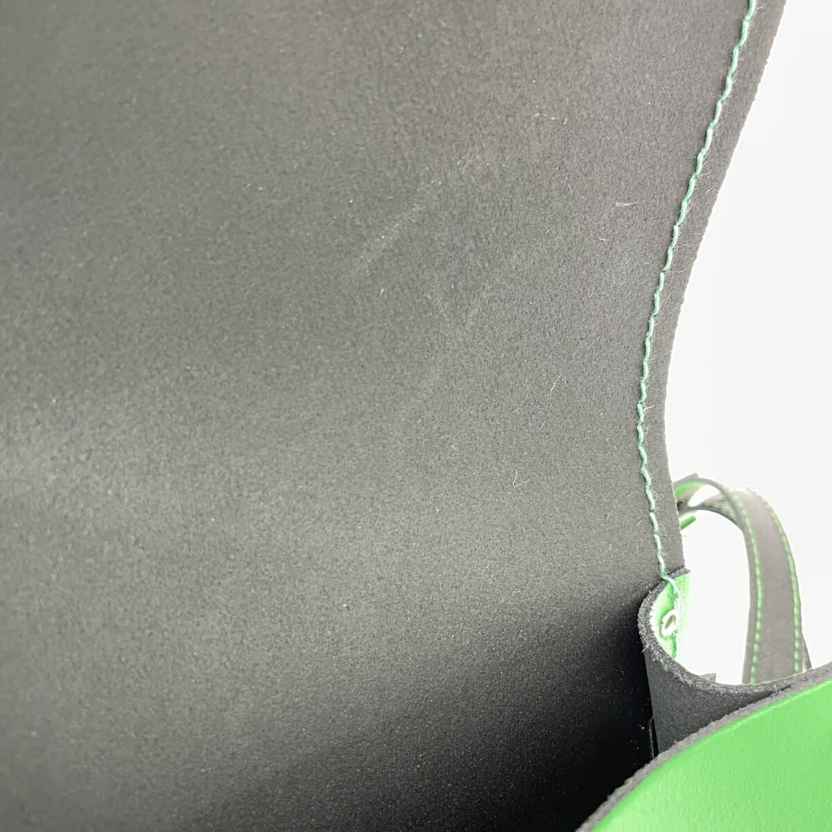 Zatchels shoulder bag in good condition, leather, green, for women 7