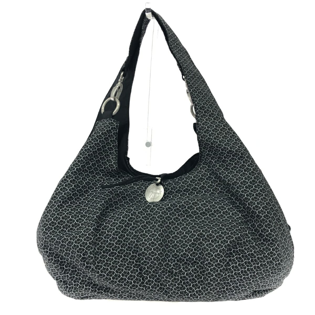 LASSIG Reshig 2WAY Mother's Bag Like New All-over Pattern/Sub Bag/Changing Mat Black Women's 2