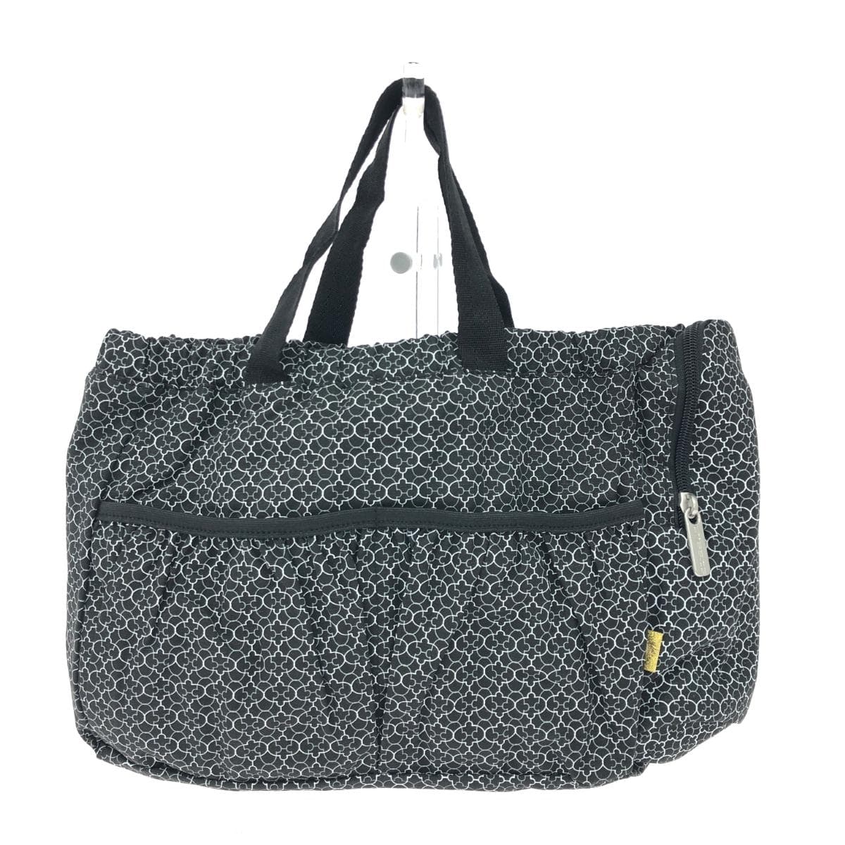 LASSIG Reshig 2WAY Mother's Bag Like New All-over Pattern/Sub Bag/Changing Mat Black Women's 8