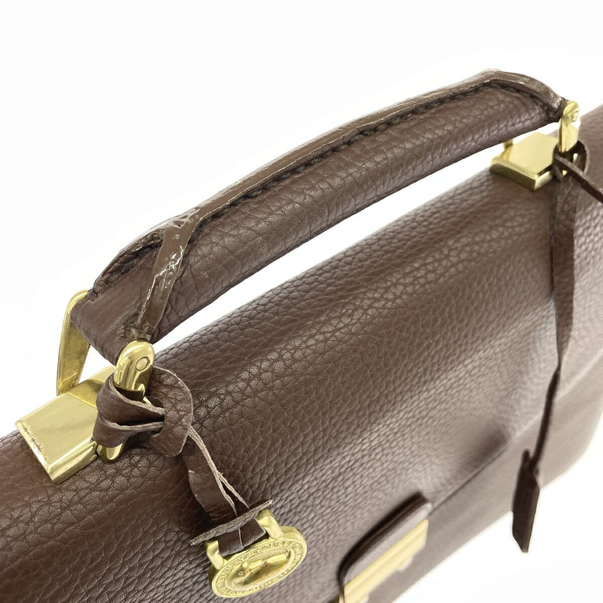 DOONEY&BOURKE Business Bag Good Condition Briefcase Leather Brown Men's 4