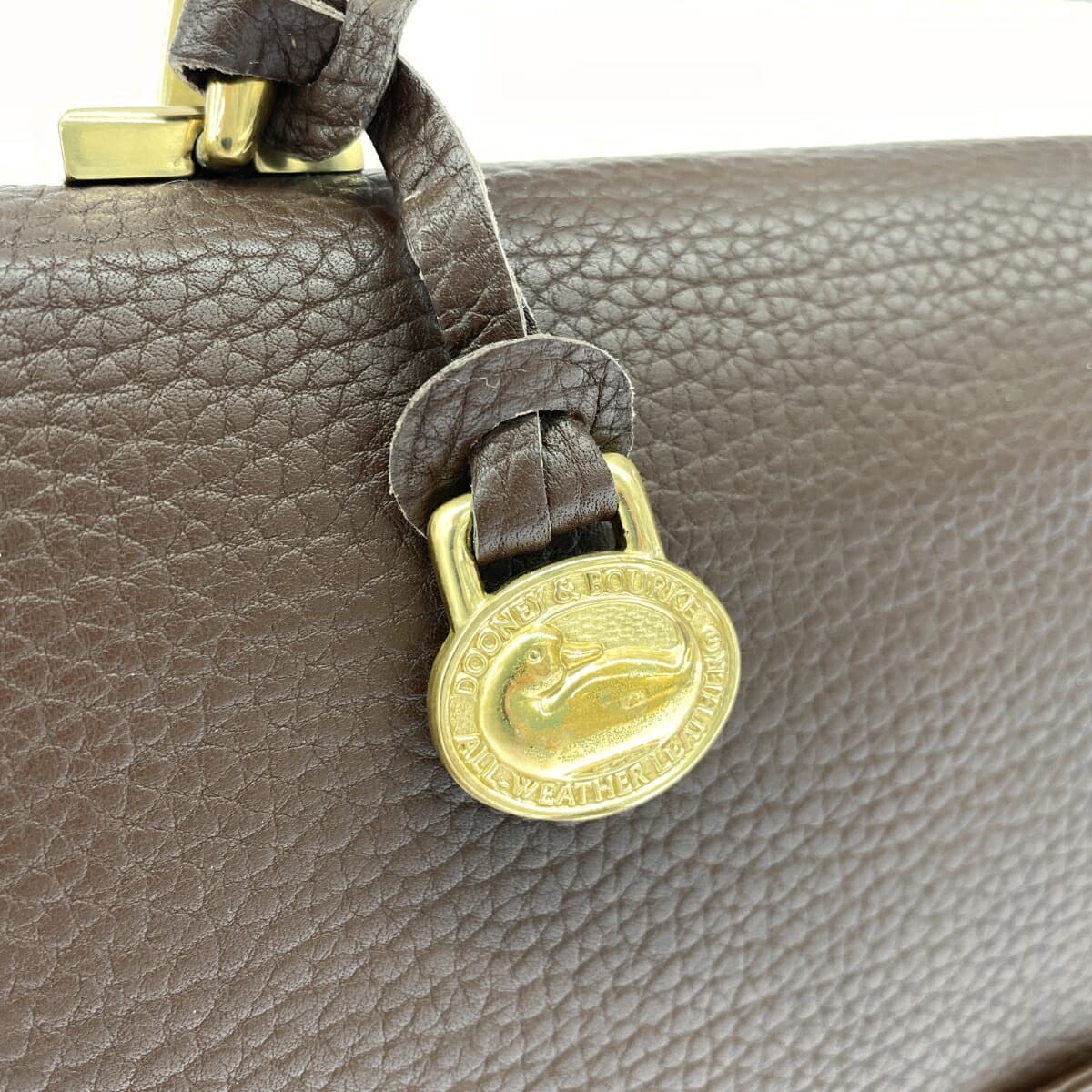 DOONEY&BOURKE Business Bag Good Condition Briefcase Leather Brown Men's 6