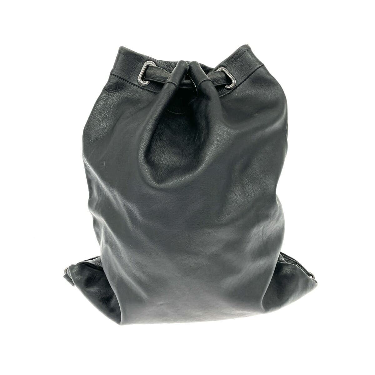 Lui's Lewis Leather Backpack Black Men's