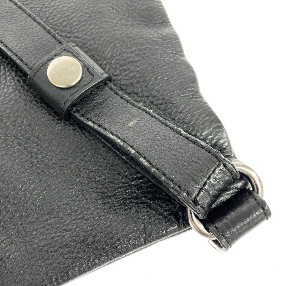 Lui's Lewis Leather Backpack Black Men's 10