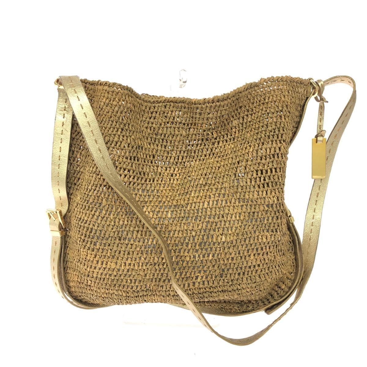 MICHAEL KORS Michael Kors basket bag in good condition, made of natural grass, beige, for women
