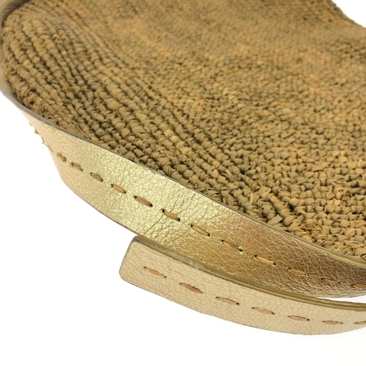 MICHAEL KORS Michael Kors basket bag in good condition, made of natural grass, beige, for women 5