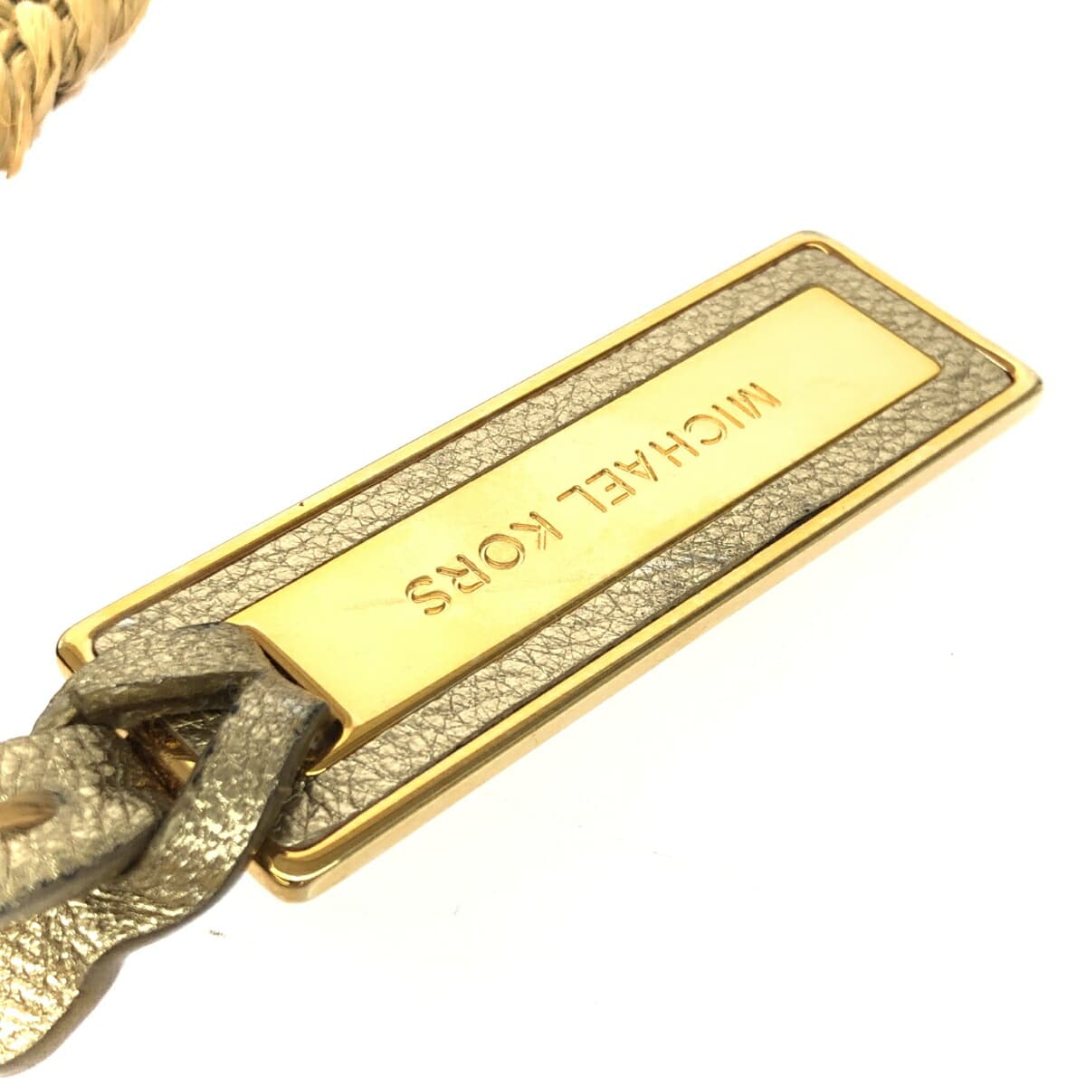 MICHAEL KORS Michael Kors basket bag in good condition, made of natural grass, beige, for women 6