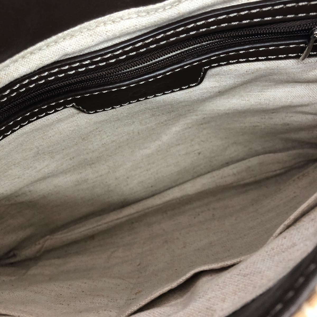 ICB One Shoulder Bag Woven Straw Beige Ladies 4