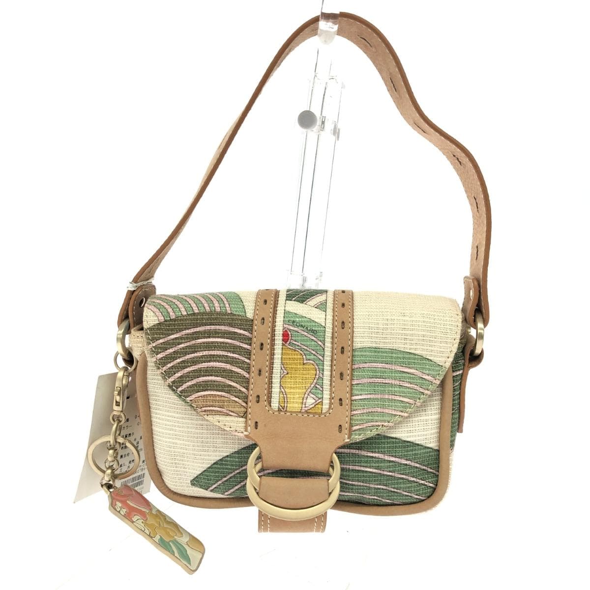 LEONARD Leonard One-Shoulder Bag Unused Item Canvas/Ivory Ladies