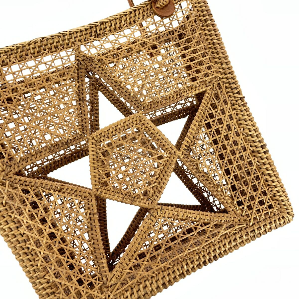 No Brand Ata Basket Bag Star Shape Beige Women's 6