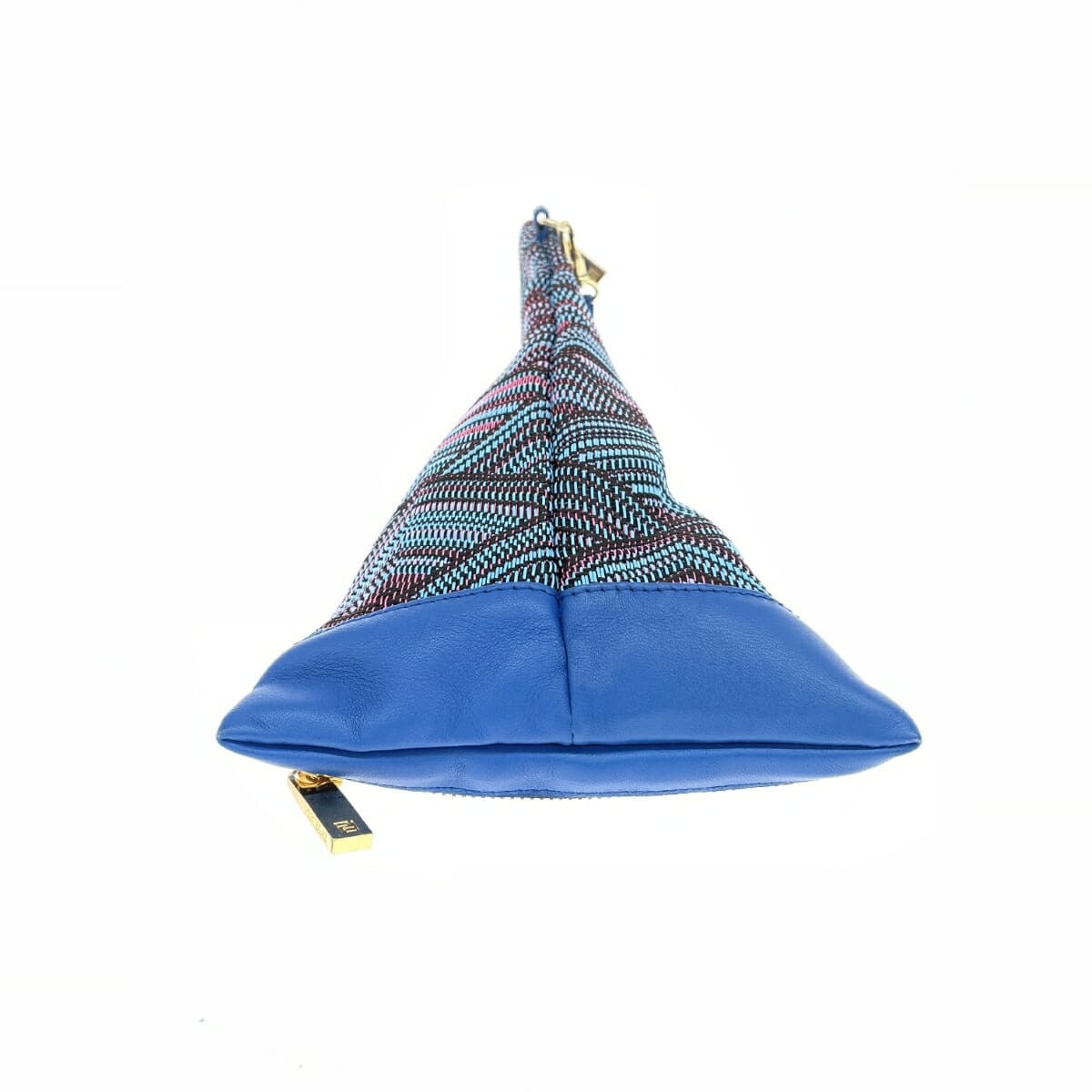 PERTEGAZ clutch bag unused item mesh PVC leather Tomorrowland blue women's 2