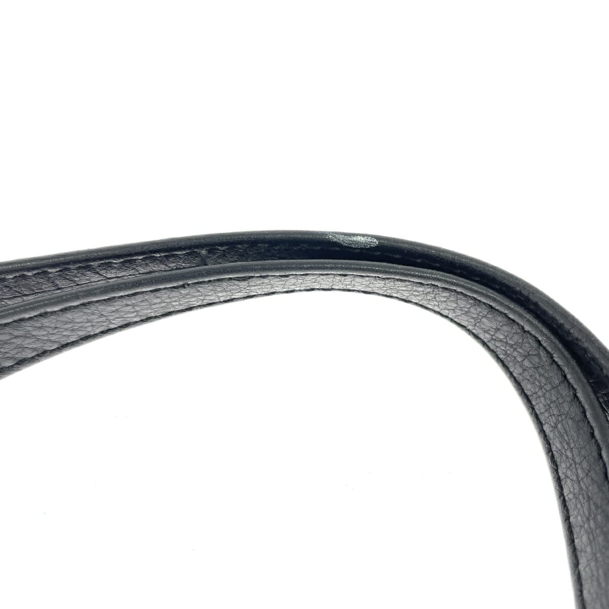 CASTELLARI Tote Bag in Good Condition, Mesh Leather, Black, Women's 4