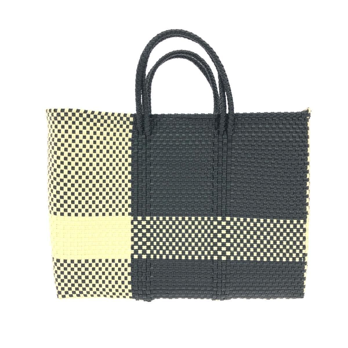 Letra Retro bag / Mercado Good condition Braided / Plastic Black / Beige Ladies