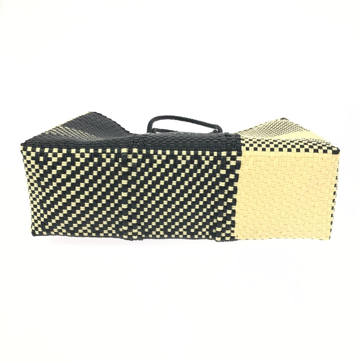 Letra Retro bag / Mercado Good condition Braided / Plastic Black / Beige Ladies 5