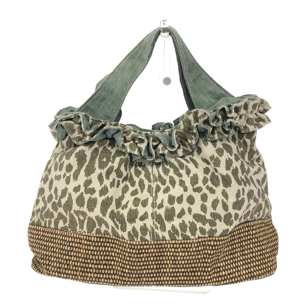 Tote bag - Tote bag in good condition, animal print/leopard/canvas/multicolor, ladies'