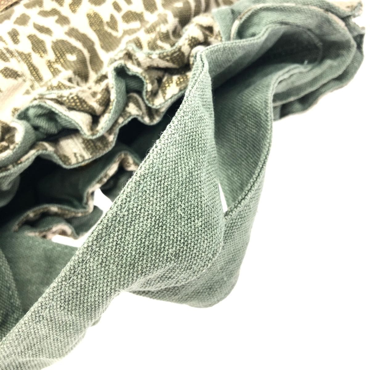 Tote bag - Tote bag in good condition, animal print/leopard/canvas/multicolor, ladies' 5