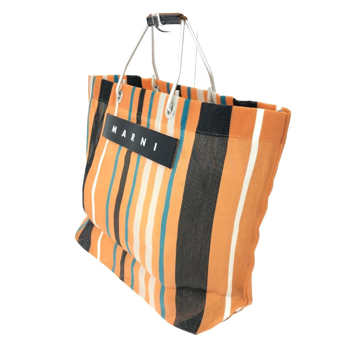 MARNI Flower Cafe Excellent Condition Nylon Mesh Multi-Color Ladies 3