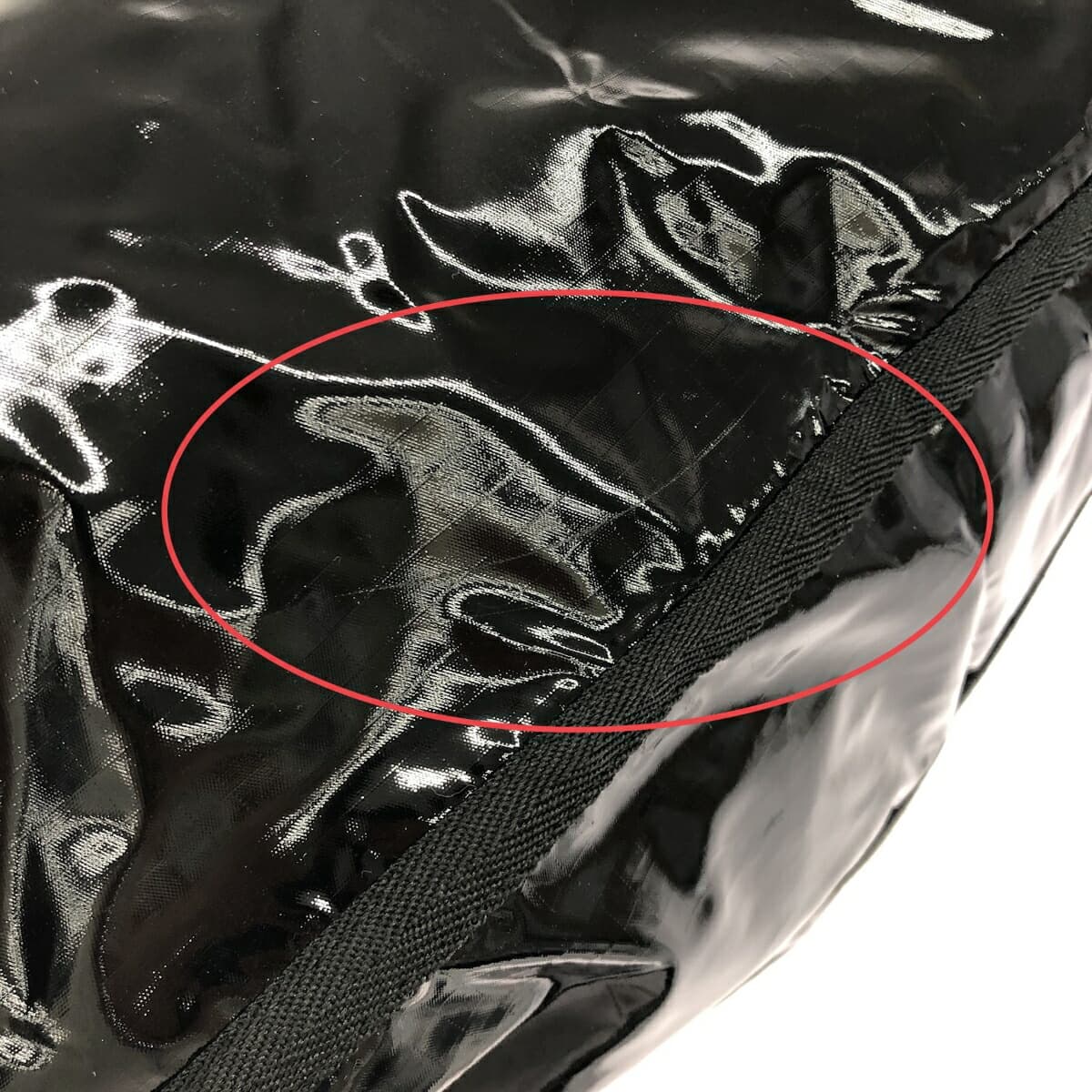 LeSportsac Boston Bag Enamel Black Ladies 9