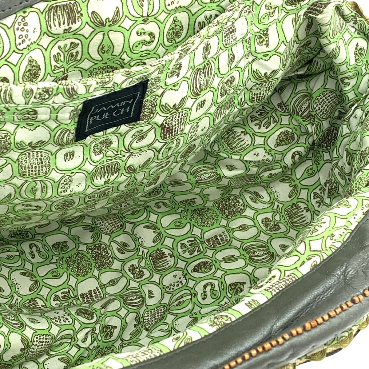 JAMINPUECH Handbag Beads Gray Ladies 5