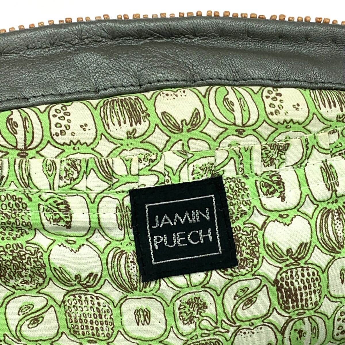 JAMINPUECH Handbag Beads Gray Ladies 6