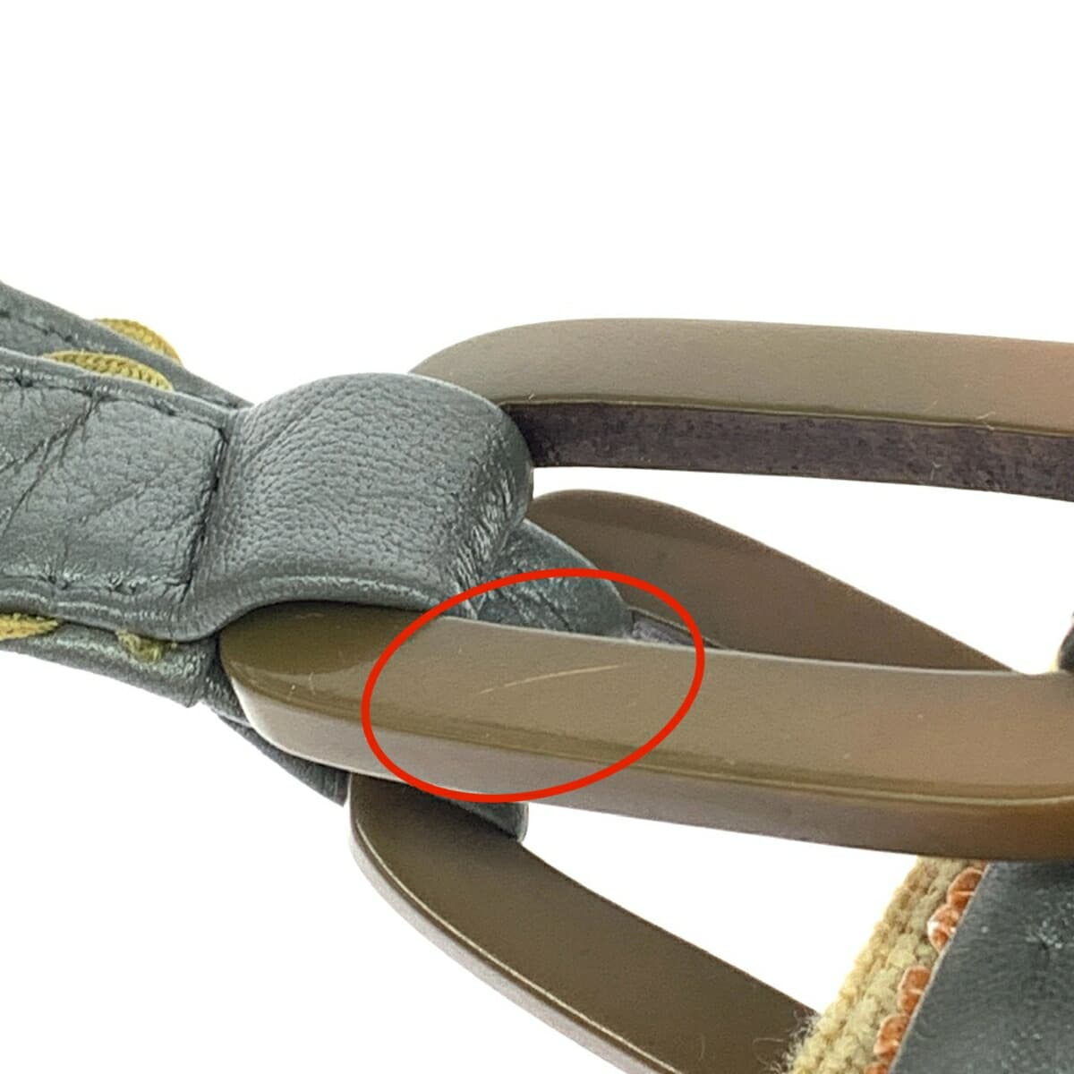 JAMINPUECH Handbag Beads Gray Ladies 9