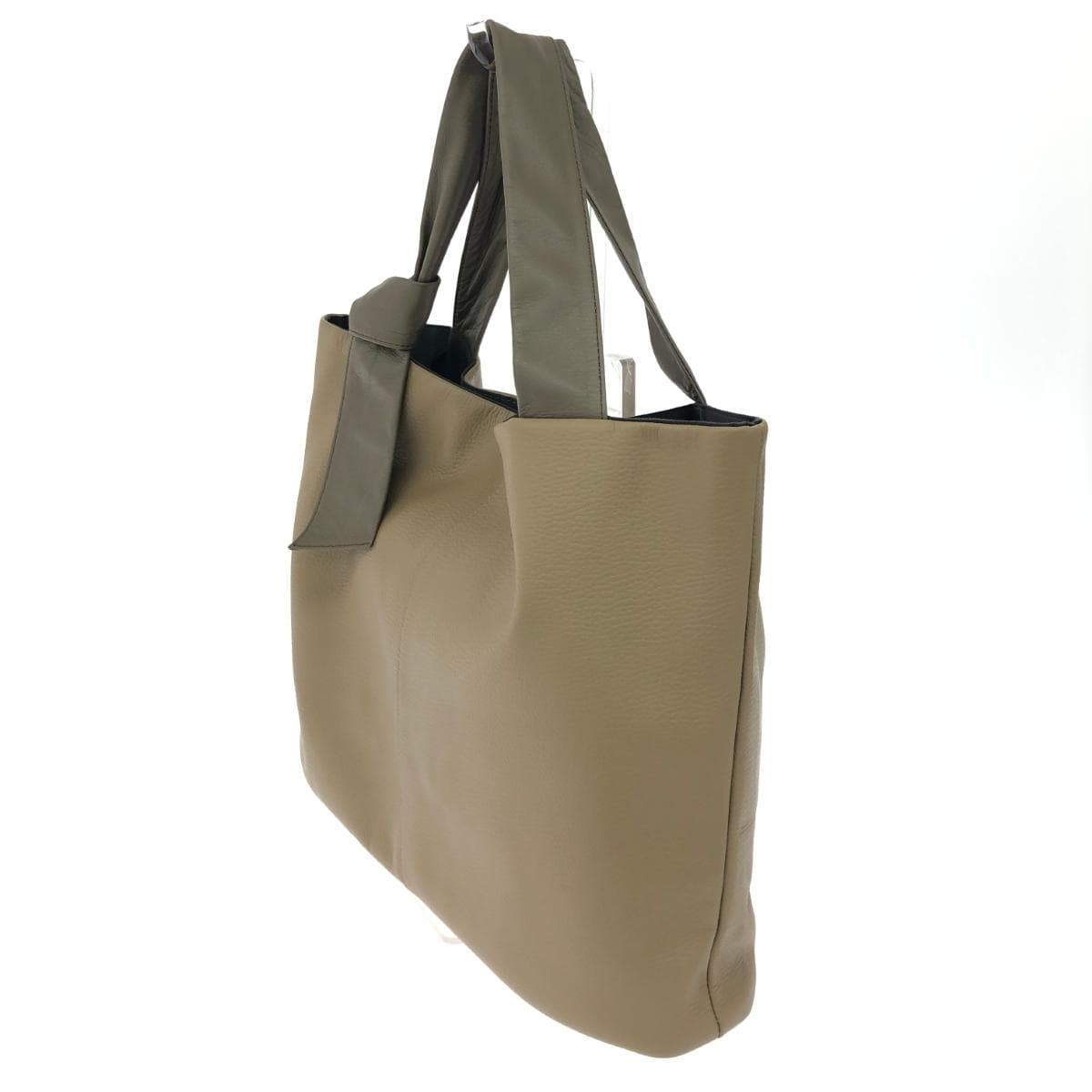 russet Rassit handbag leather beige for women 3
