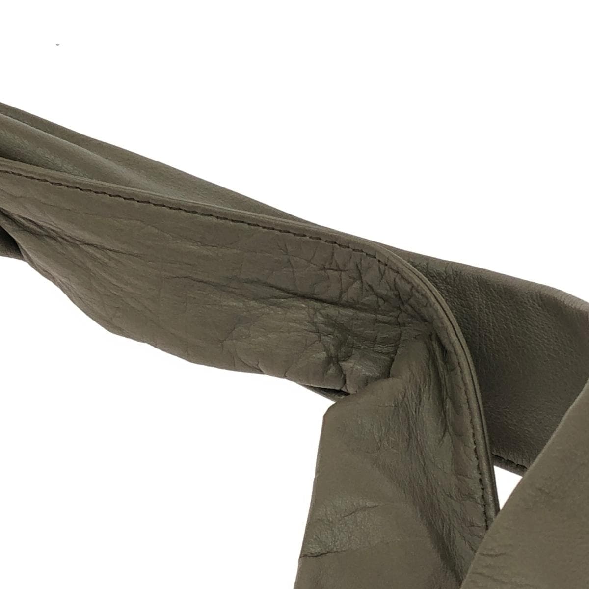 russet Rassit handbag leather beige for women 5