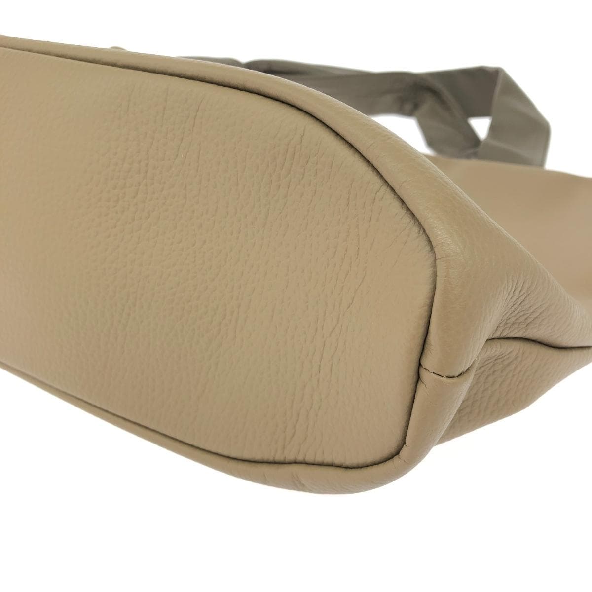 russet Rassit handbag leather beige for women 7