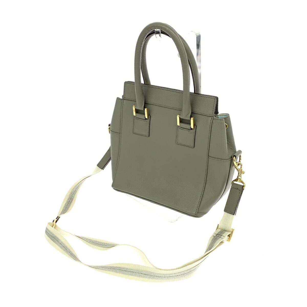 IANNE Ian Nu Kate / 2WAY Bag Leather Gray Women's 3