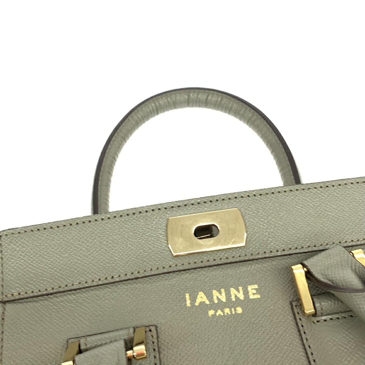 IANNE Ian Nu Kate / 2WAY Bag Leather Gray Women's 6