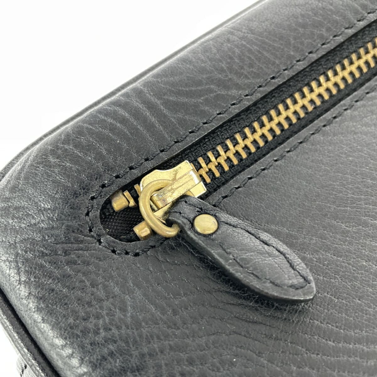 POLO RALPH LAUREN Shoes Case Leather Black Unisex 6