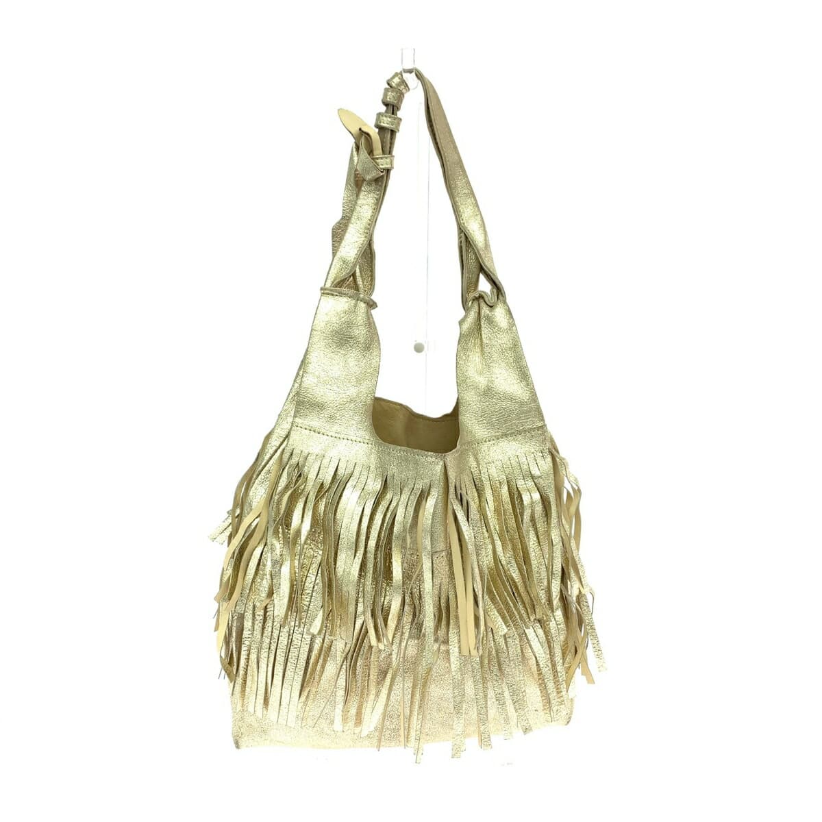 ANITA BILARDI handbag in good condition, leather, gold color, for ladies