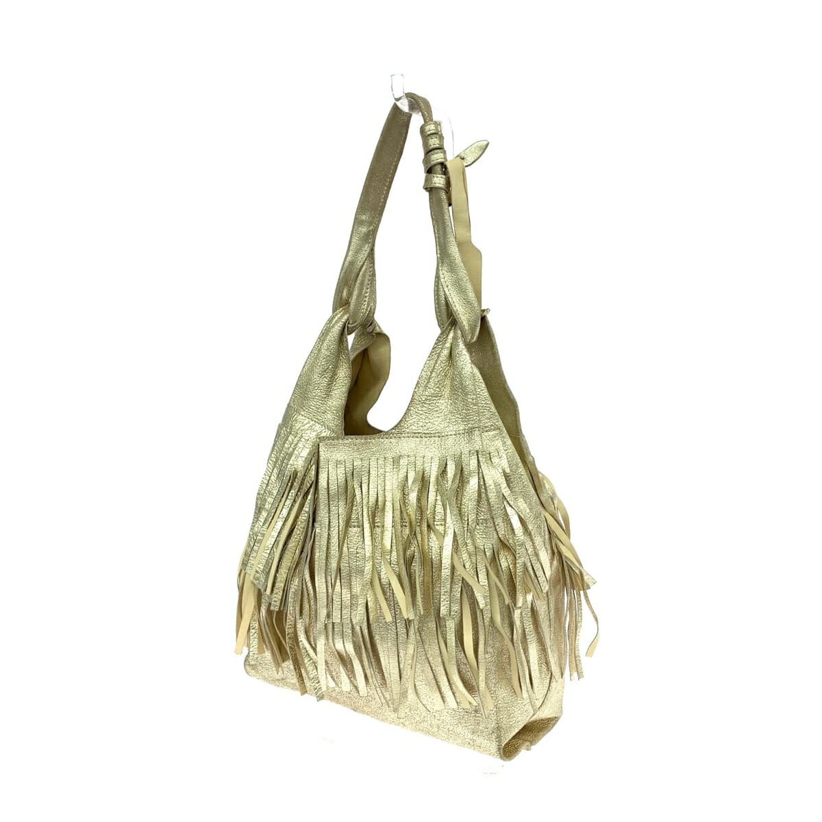 ANITA BILARDI handbag in good condition, leather, gold color, for ladies 3