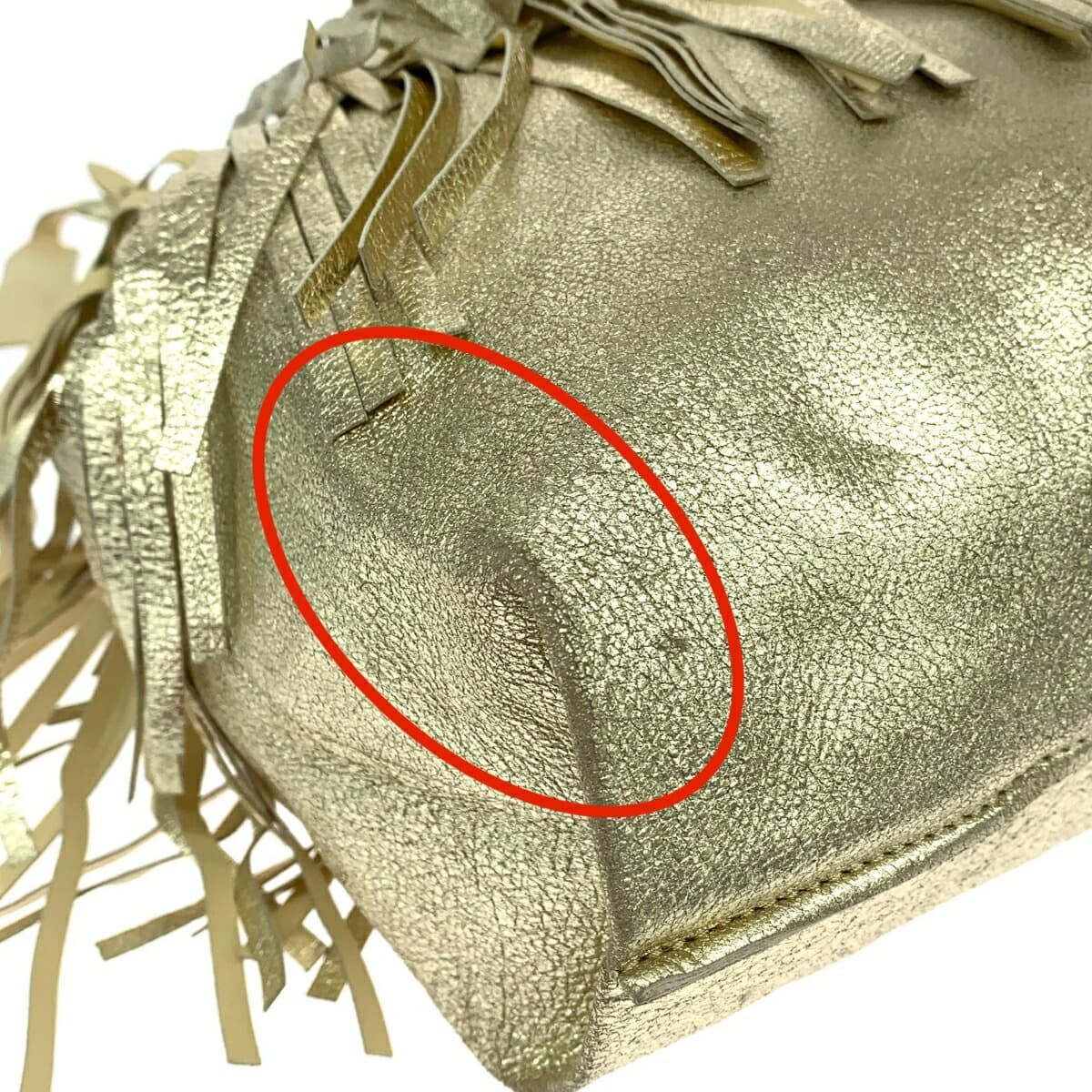 ANITA BILARDI handbag in good condition, leather, gold color, for ladies 7