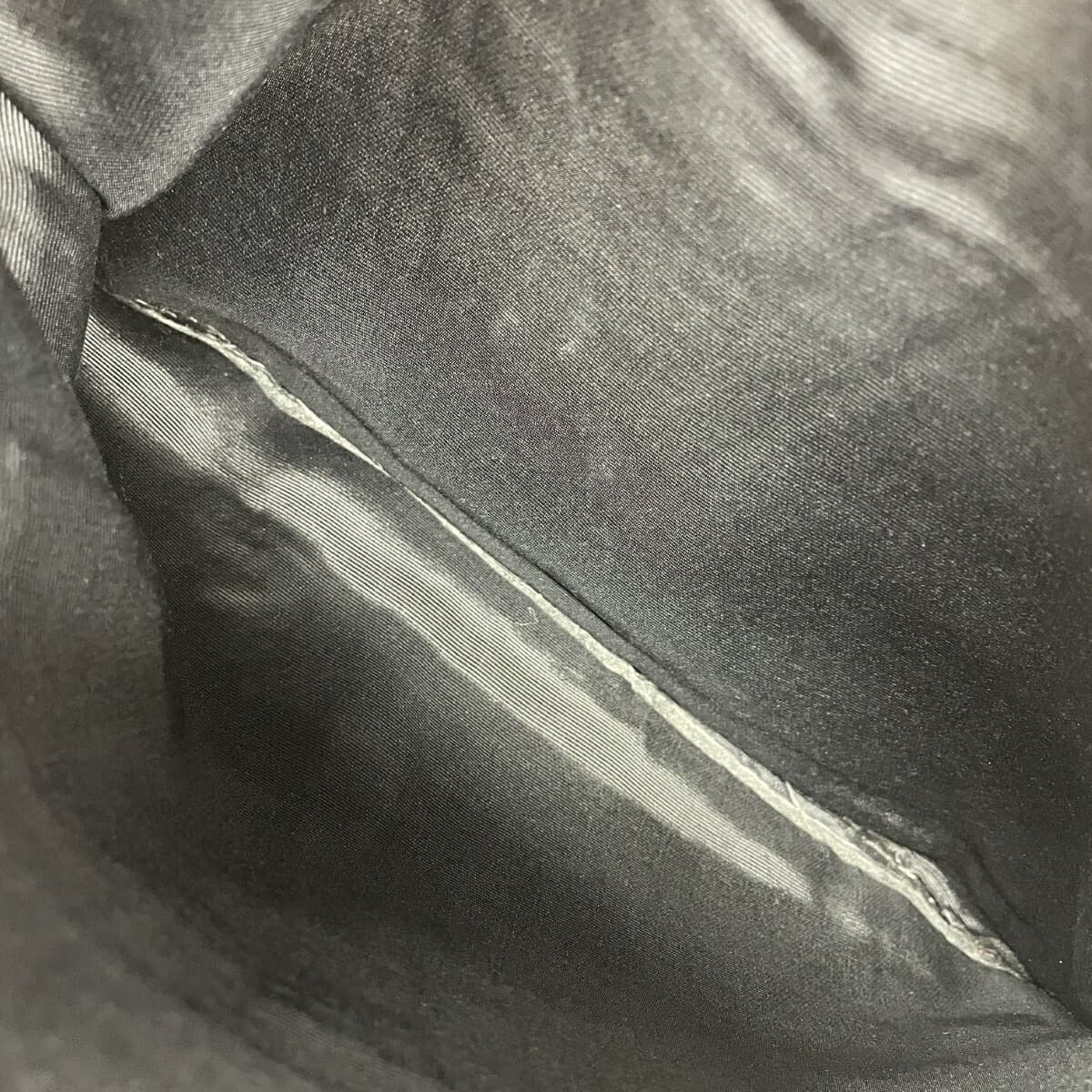 M's GRACY Tote Bag Leather × Nylon Canvas / Ribbon Black / White Ladies 6