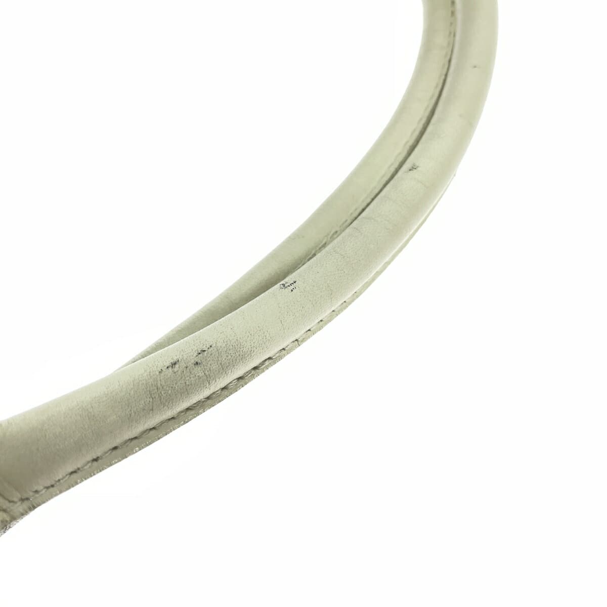 M's GRACY Tote Bag Leather × Nylon Canvas / Ribbon Black / White Ladies 8