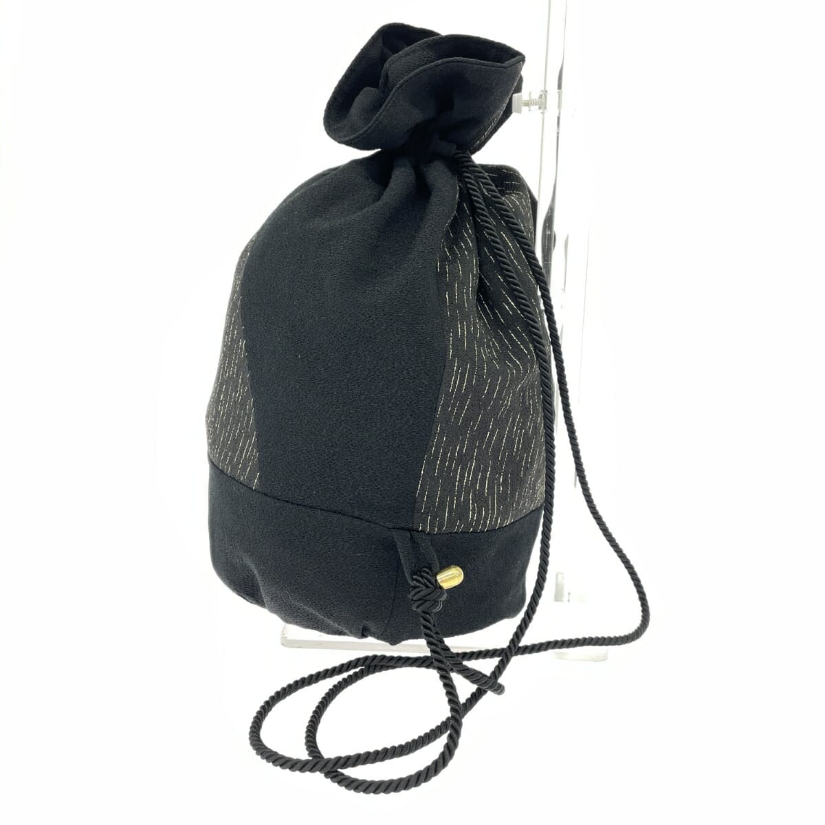 Shisendo - Shisendo / Drawstring Bag Good Condition Backpack Black Ladies 2