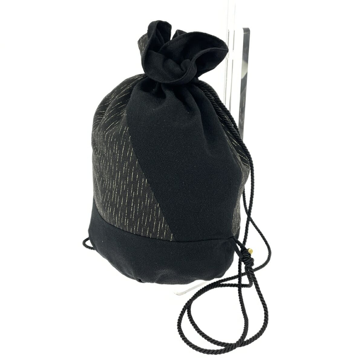 Shisendo - Shisendo / Drawstring Bag Good Condition Backpack Black Ladies 3