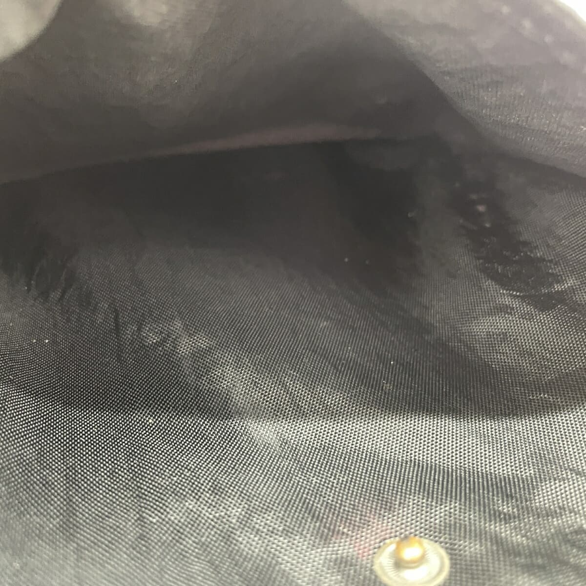 IBIZA Ibiza Shoulder Bag Good Condition Leather × Nylon Black Women's 7