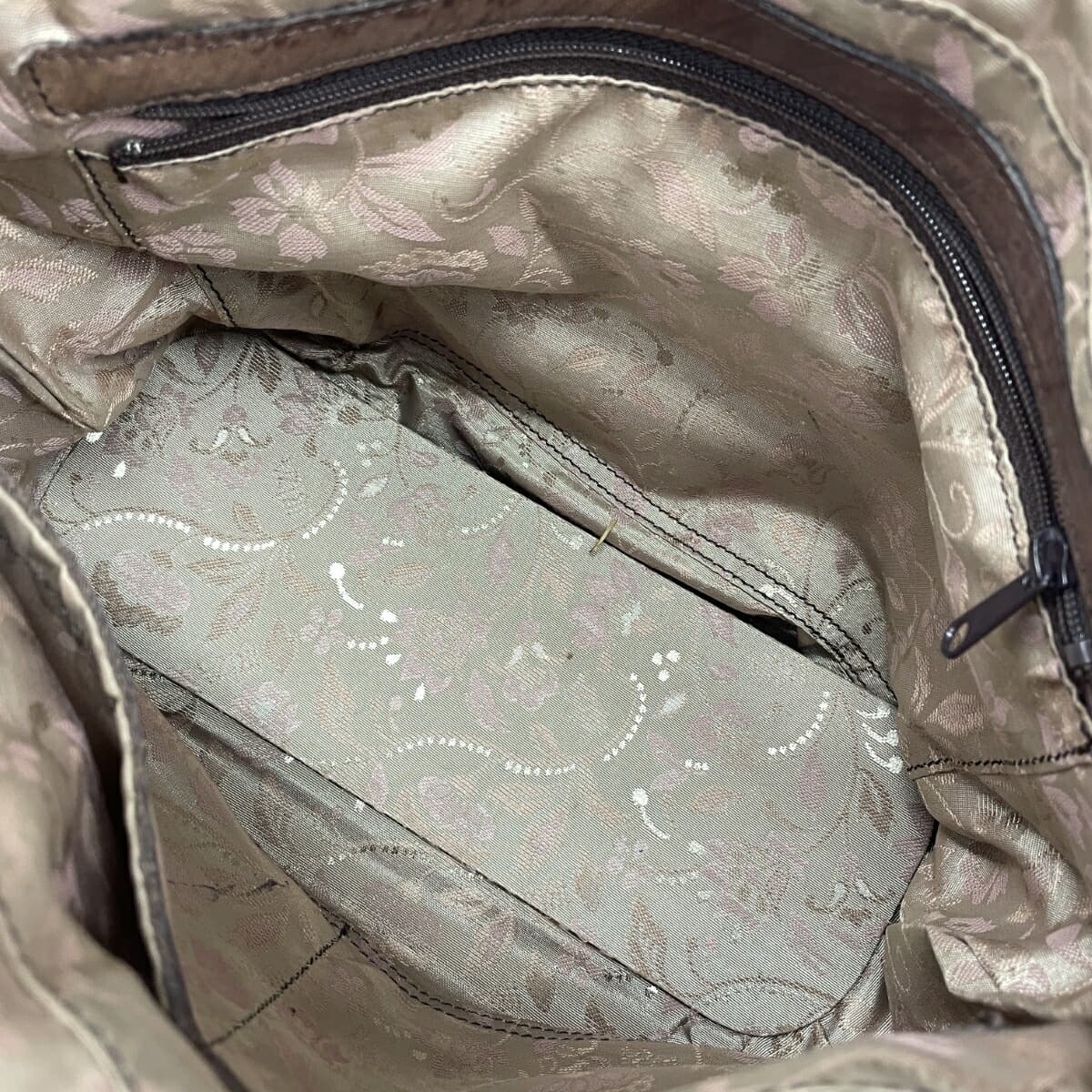 IBIZA Ibiza Handbag Leather/Woven Brown Women's 4