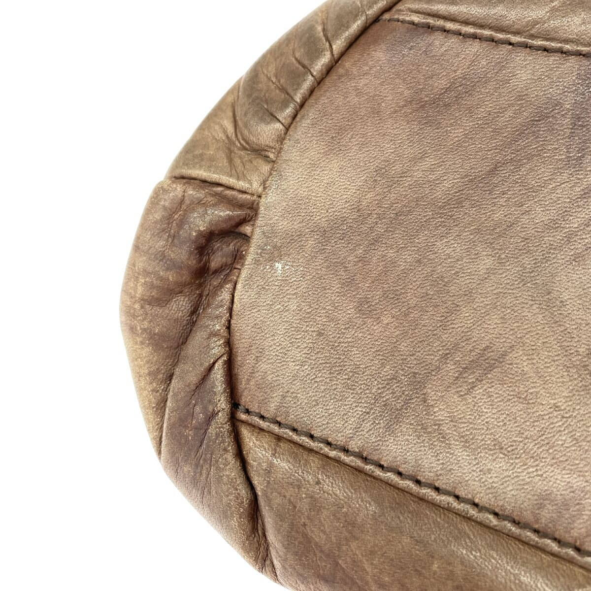 IBIZA Ibiza Handbag Leather/Woven Brown Women's 7